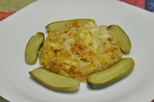 Zapečené rybí filety s rýží a rajčatovou omáčkou – Snadné recept z Ostatní státy kuchyně, hotový za 30 - 45 minut